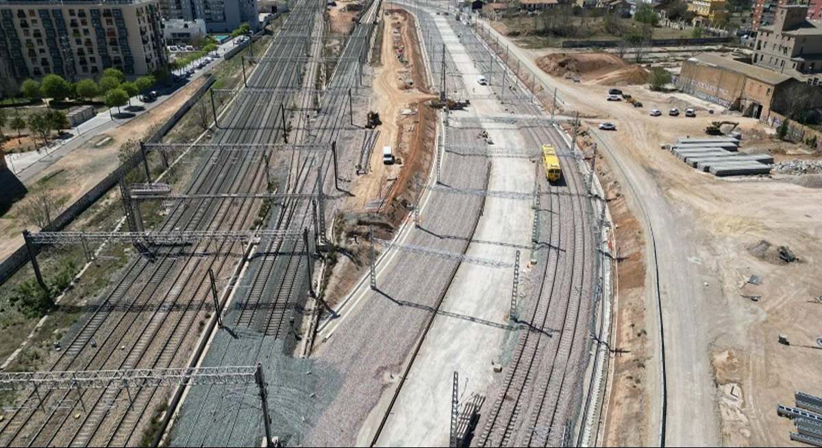 Vías de trenes