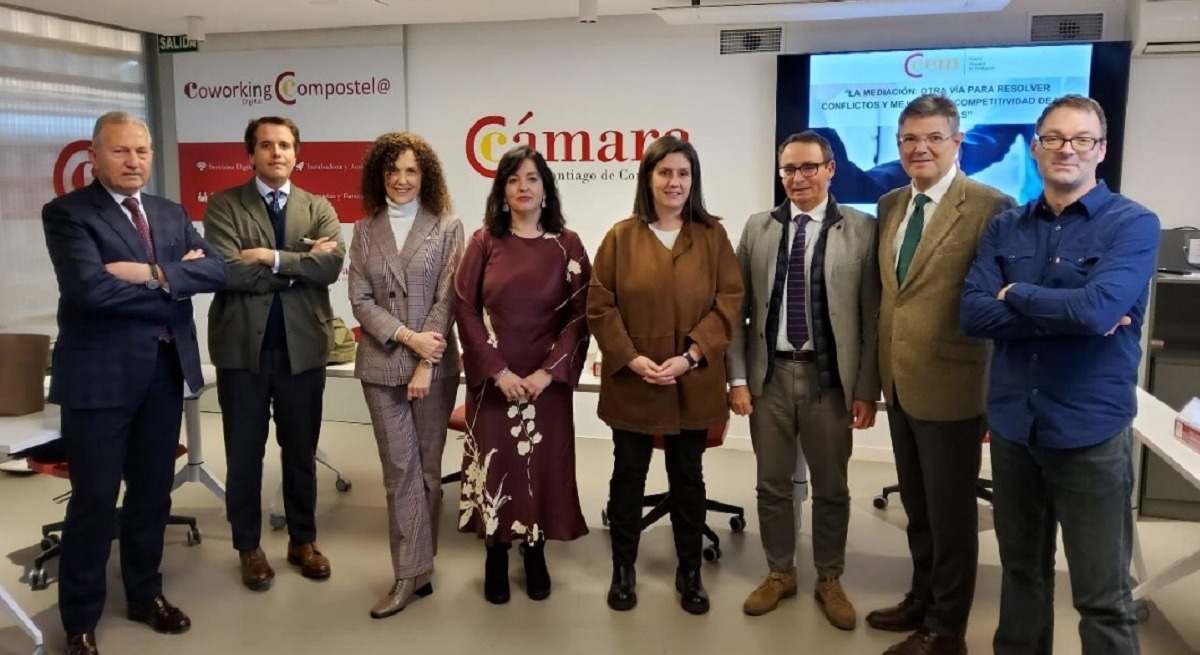 Jornada sobre la mediación en la Cámara de Comercio de Santiago de Compostela