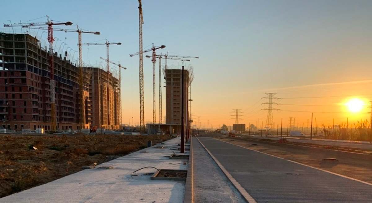 Construcción de viviendas en Valencia.