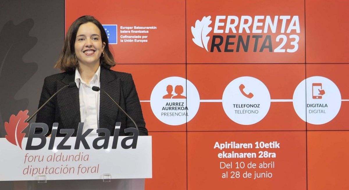 Campaña de la Renta 2023-2024 en Bizkaia. / Foto: Diputación Foral de Bizkaia