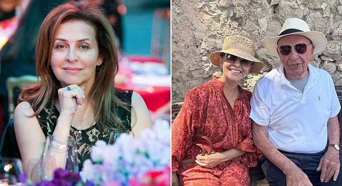 Rupert Murdoch y Elena Zhukova