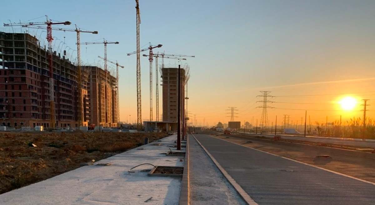 Edificios en construcción en Valencia.