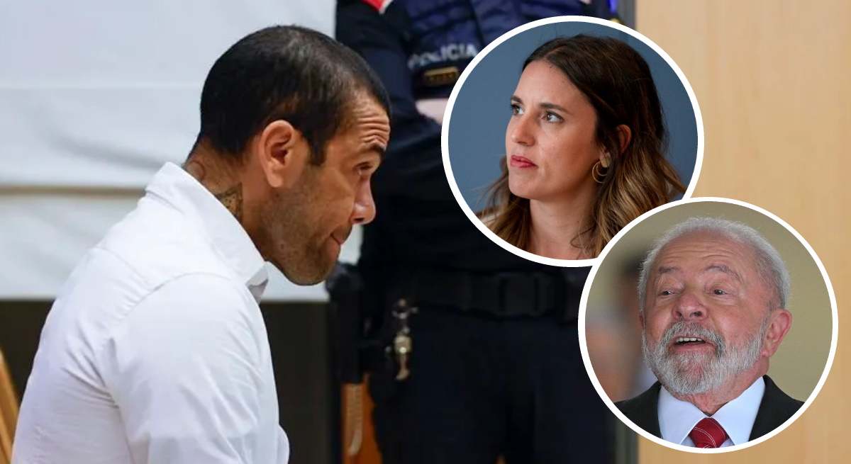 Dani Alves Irene Montero Lula Da Silva 