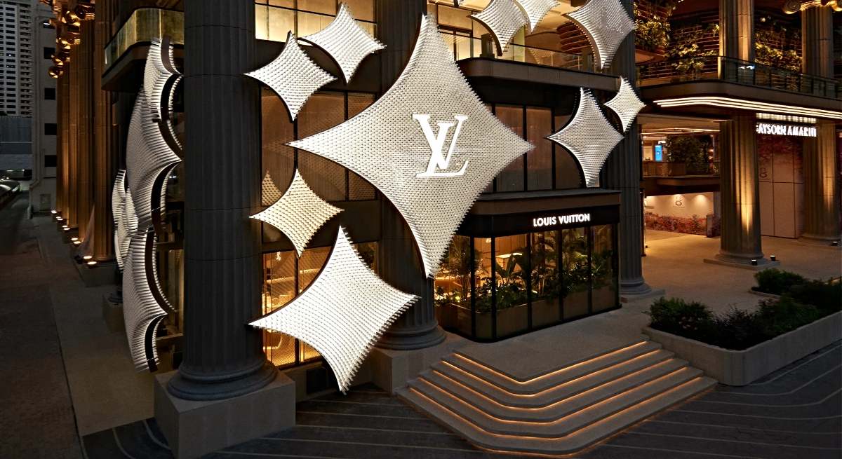 Una tienda Louis Vuitton en Tailandia