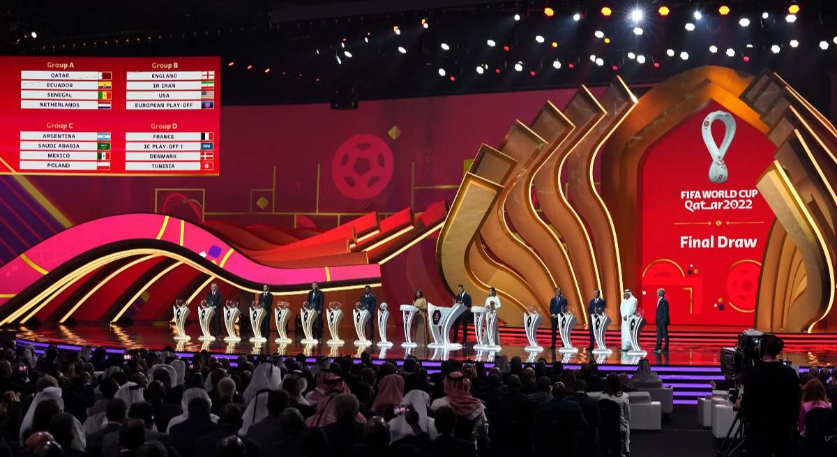 Sorteo de la Copa Mundial de la FIFA 2022. / Nick Potts (PA Wire/dpa)