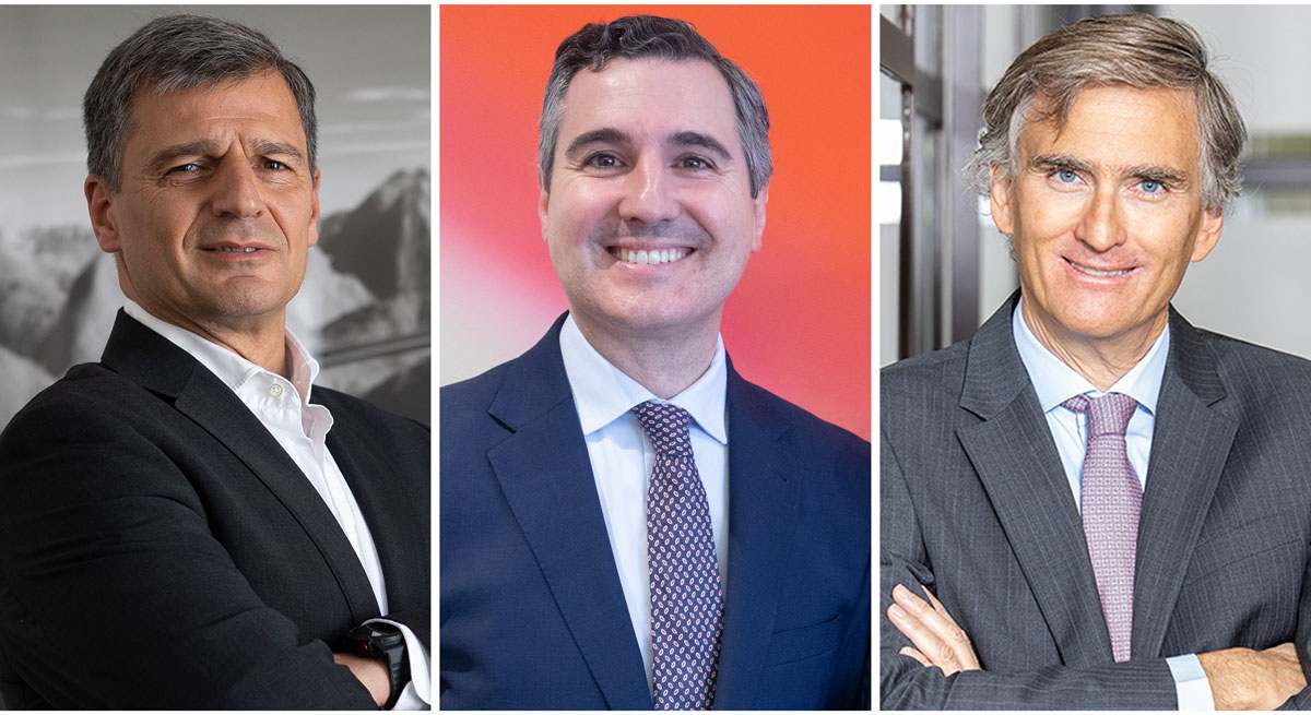 Ricardo Seixas (Bestinver), Iván Martín (Magallanes) y Francisco G. Paramés (Cobas).