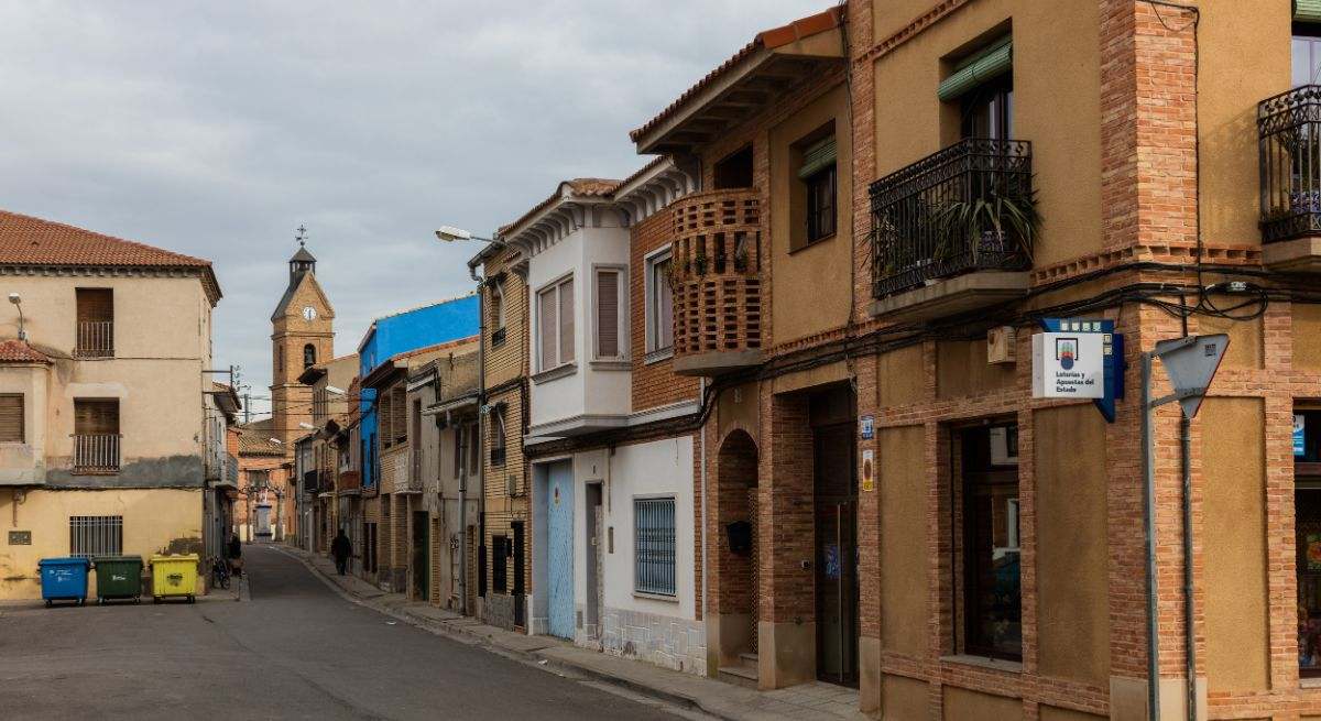 Pueblo de Luceni en Zaragoza