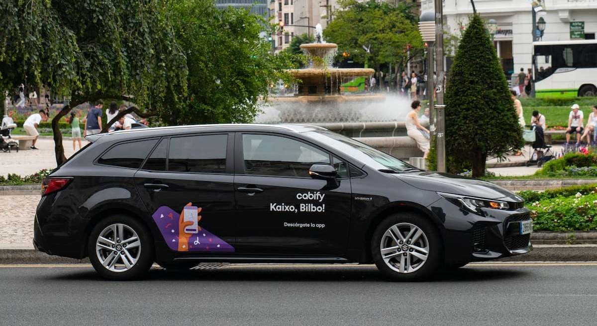 Coche de Cabify en Bilbao. / Cabify