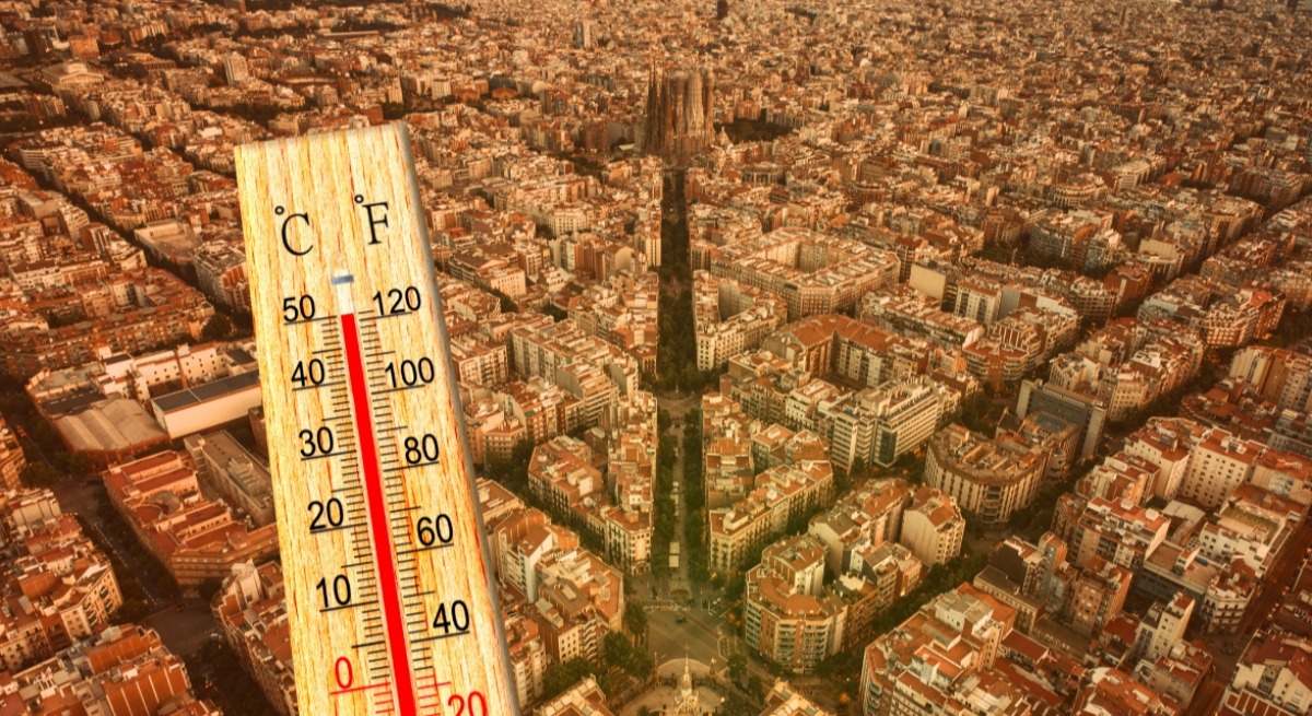Barcelona se prepara para los 50ªC.
