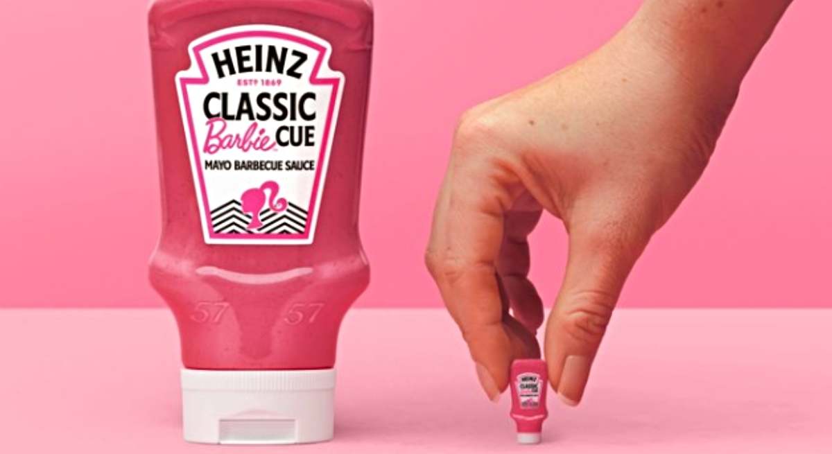 Envases de salsa Barbiecue para personas y muñecas / Heinz