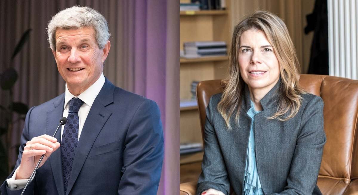 Francisco Riberas (Gestamp) y Ana Sala (Indra)