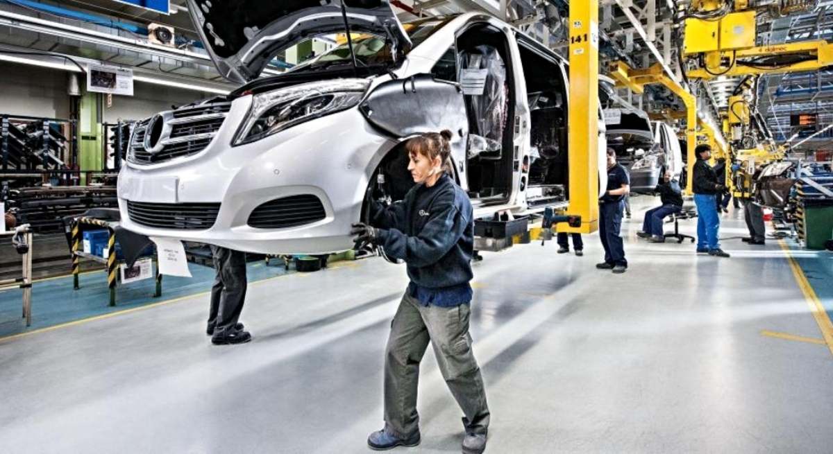 La fábrica de Mercedes en Vitoria