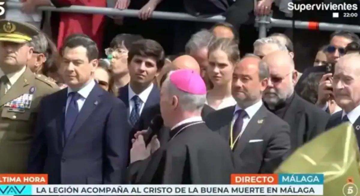 Irene Urdangarin en una procesión