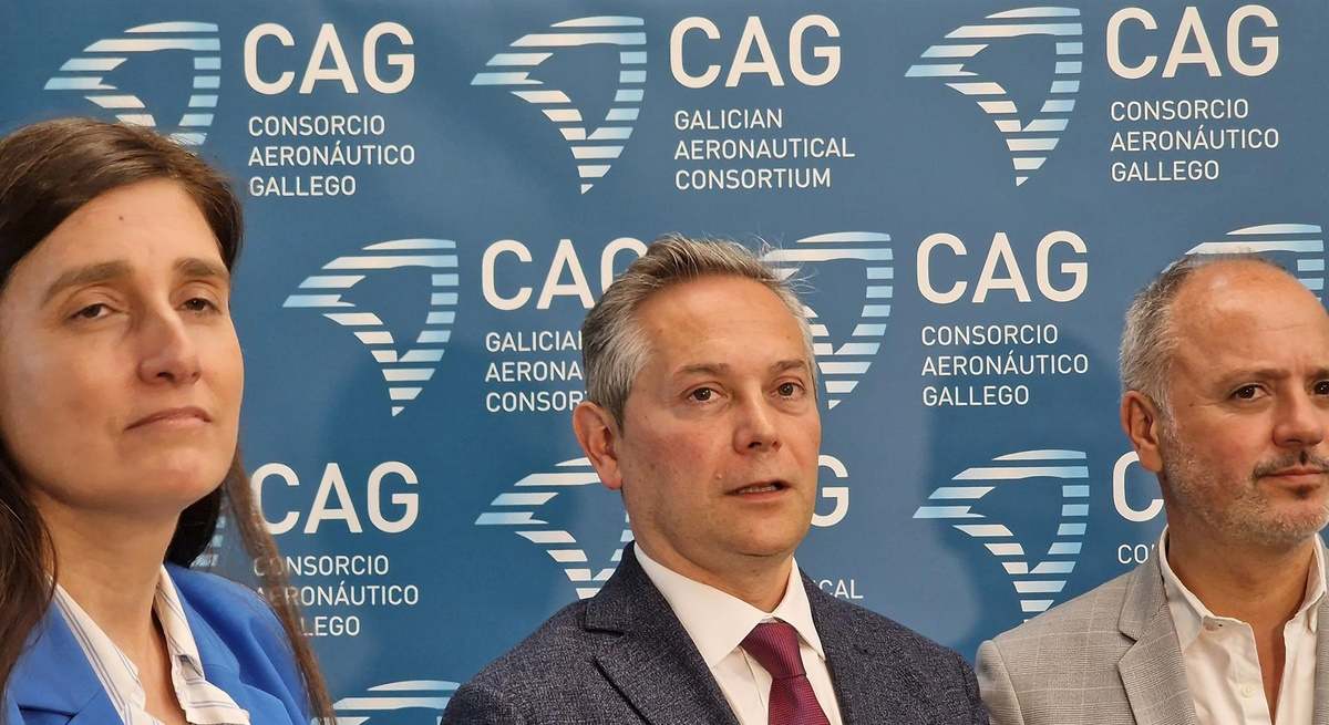 Representantes del sector aeroespacial en Vigo.