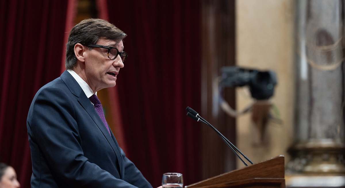 El presidente de la Generalitat de Cataluña, Salvador Illa. EP