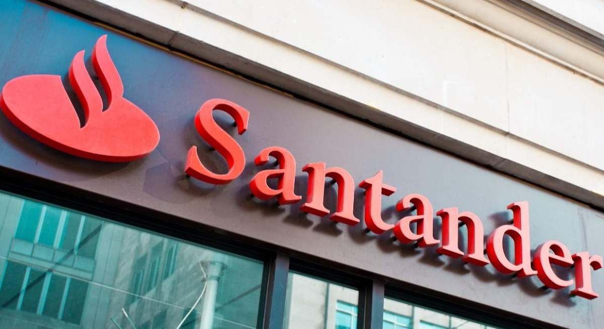 Una sucursal de Banco Santander.