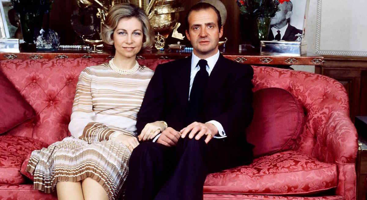 Juan Carlos I y su la reina Sofía