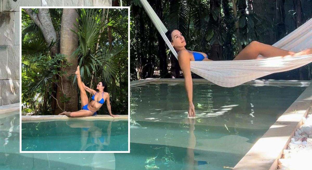 Cristina Pedroche posa en un hotel de México