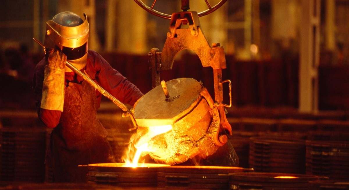 Fundición de cobre (Getty)