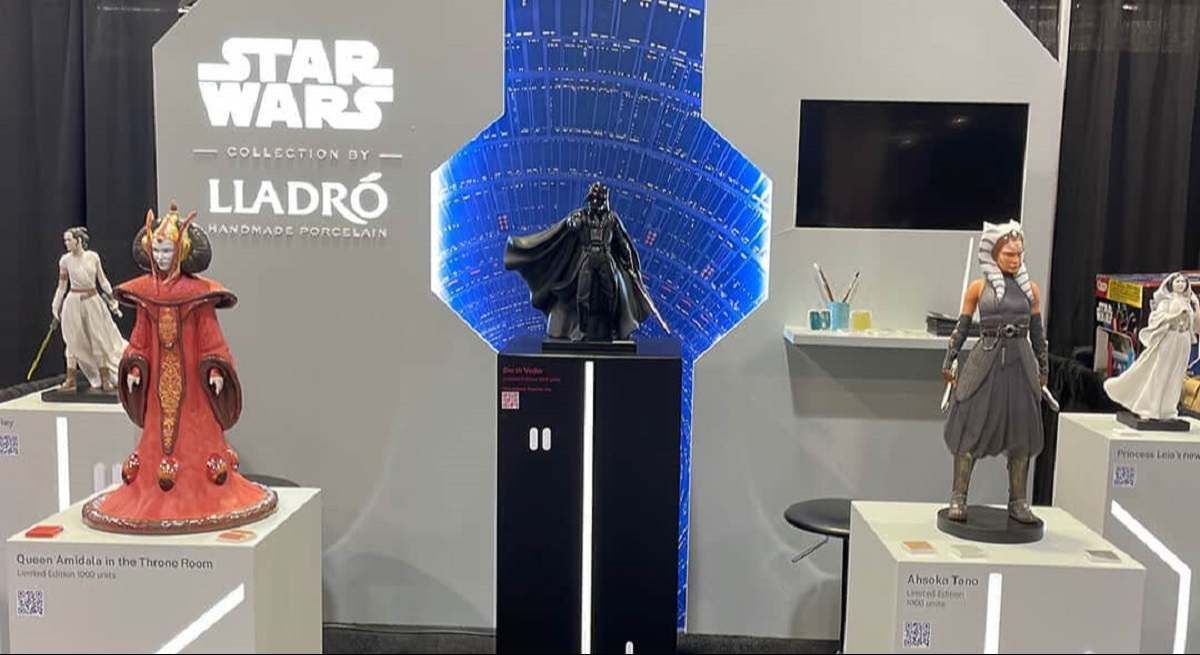 Figuras de Star Wars realizadas por Lladró.