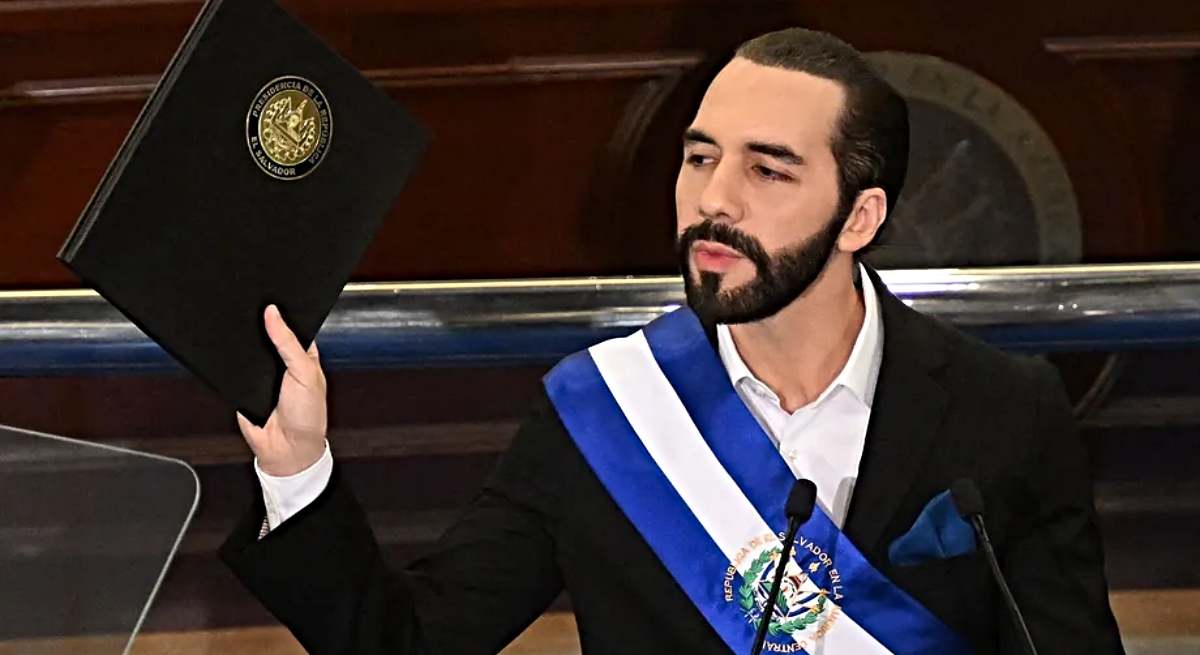 El presidente Bukele
