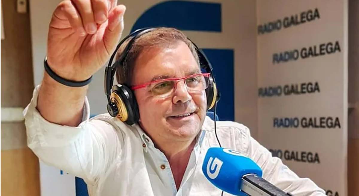 El presentador de la TVG y de la RG, Xosé Manuel Piñeiro.