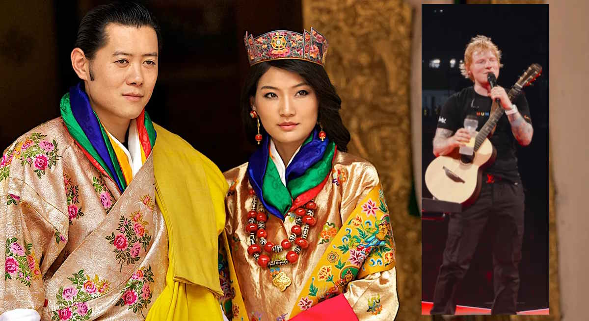 Jetsun Pema y su marido