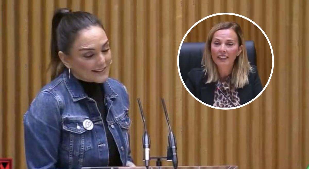 Mónica Carrillo y diputada de Vox