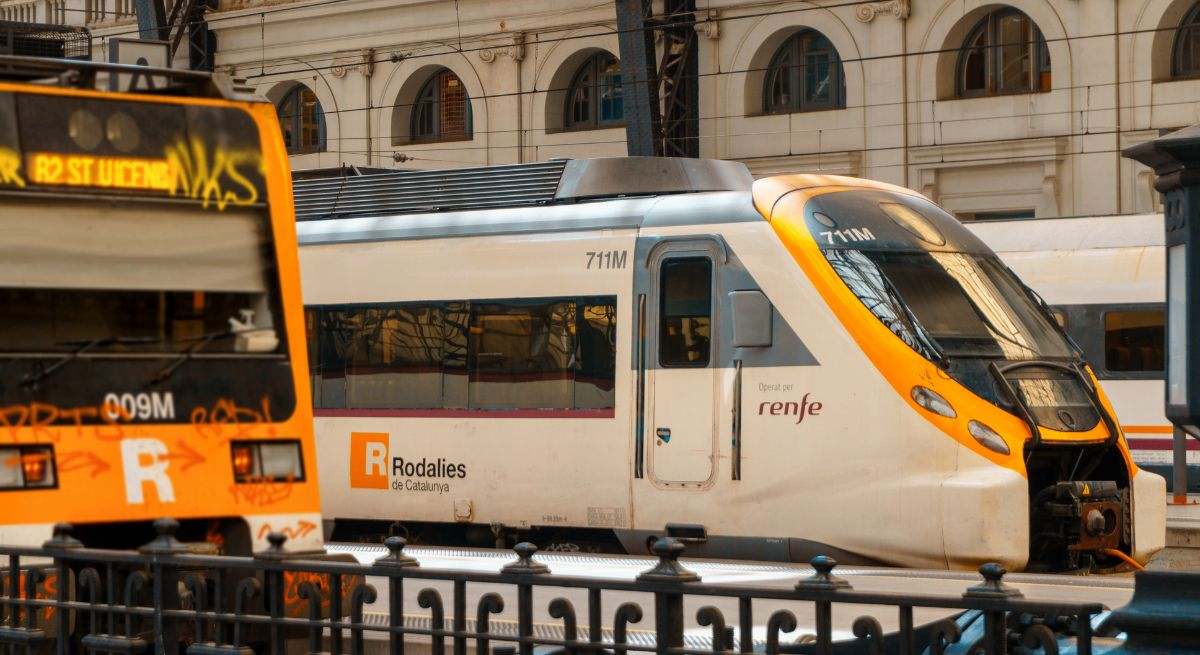 Estación de tren en Barcelona. / Foto: iStock