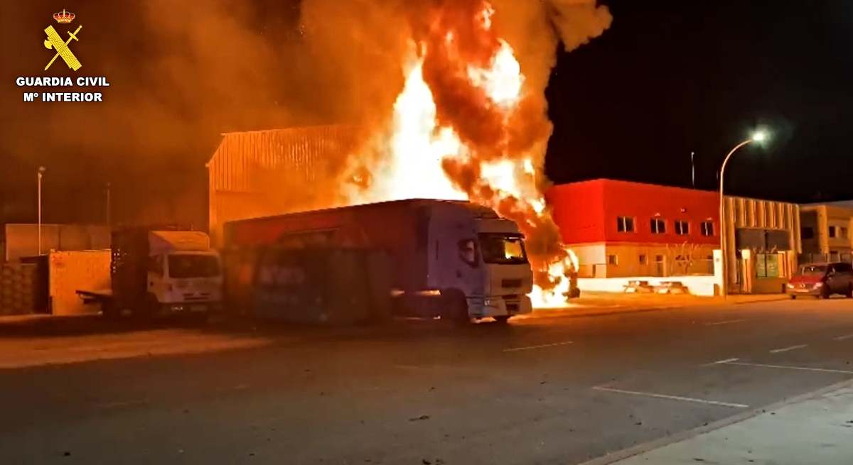 Uno de los incendios / Guardia Civil