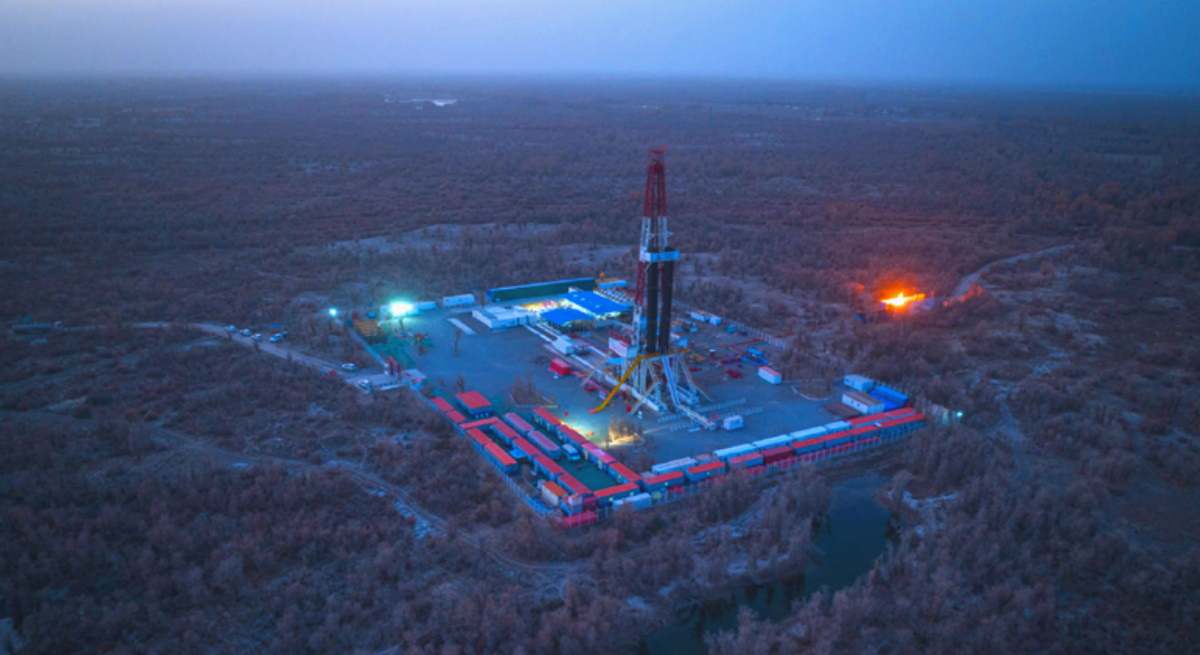 Pozo petróleo Yuejin Sinopec