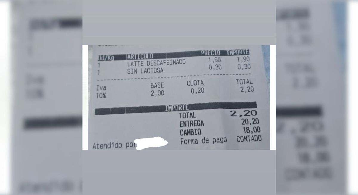 Pide la cuenta en un bar en Oviedo y no da crédito a lo que el camarero trae en el ticket: "Si lo van a cobrar..."