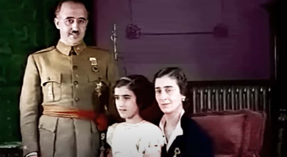 Francisco Franco, Carmen Polo y Carmencita protagonizan el vídeo de "los niños del mundo"
