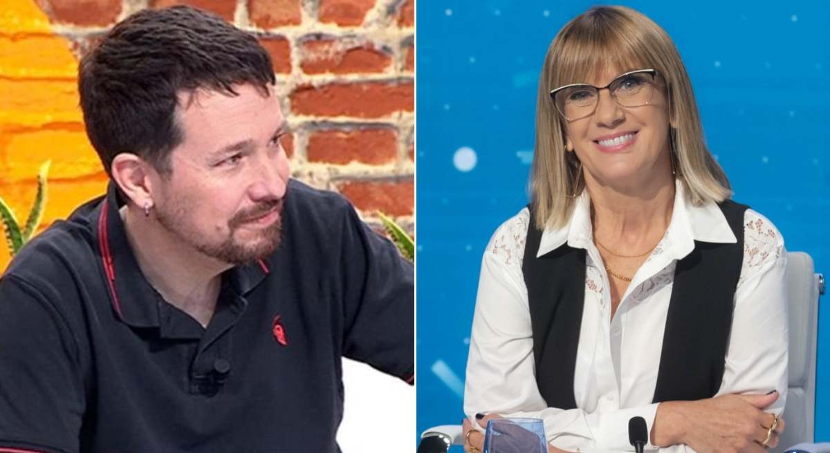 Gemma Nierga y Pablo Iglesias