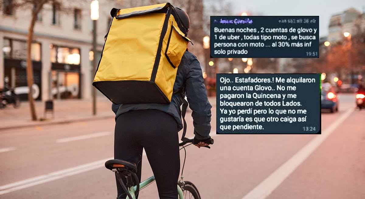 Riders Glovo Uber Eats