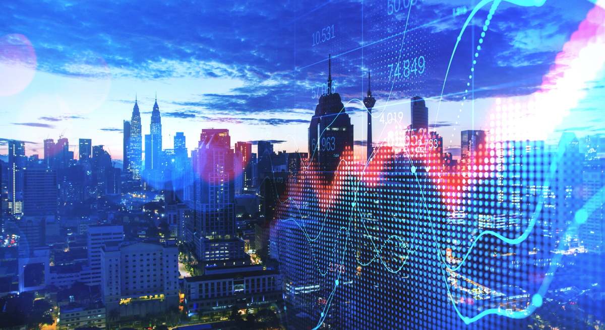 Ciudad con gráficos (iStock)