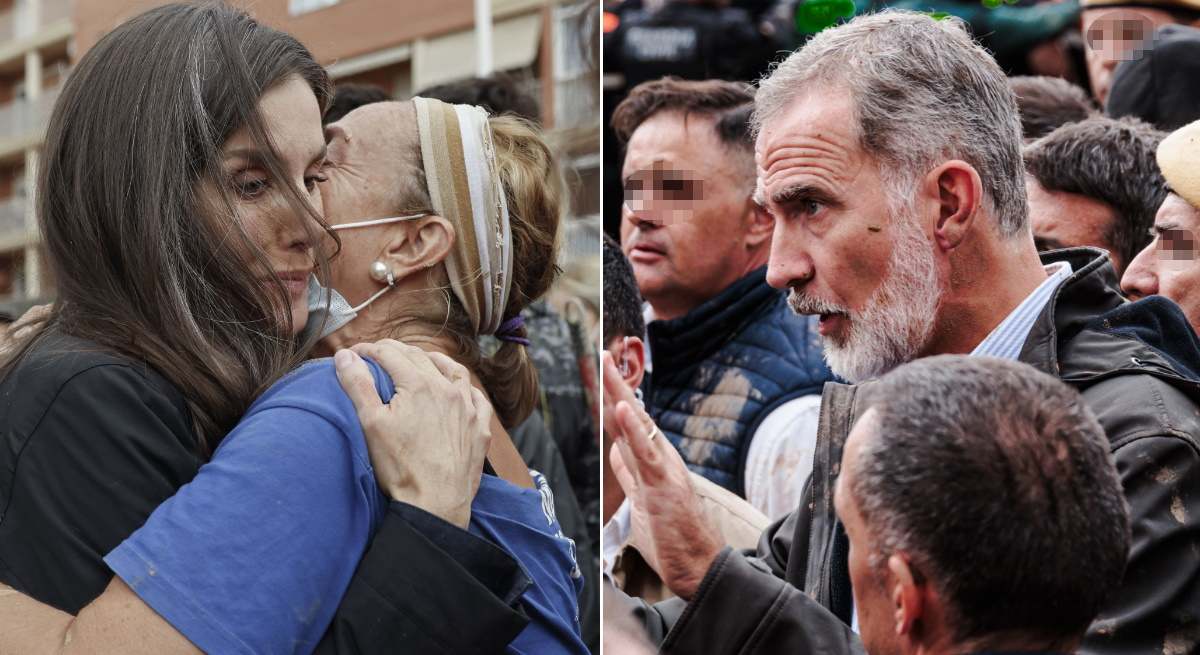 Paiporta, Letizia, Felipe 