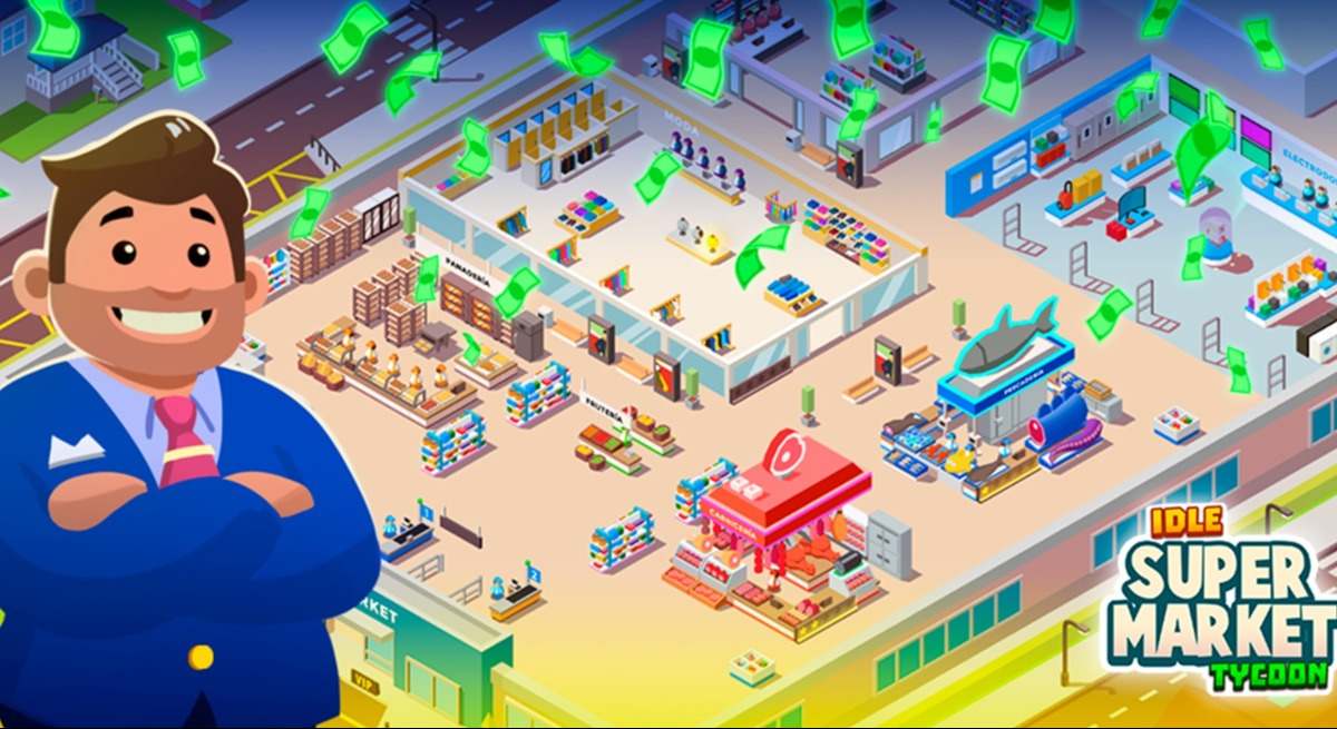 Uno de los videojuegos, basado en gestionar supermercados.