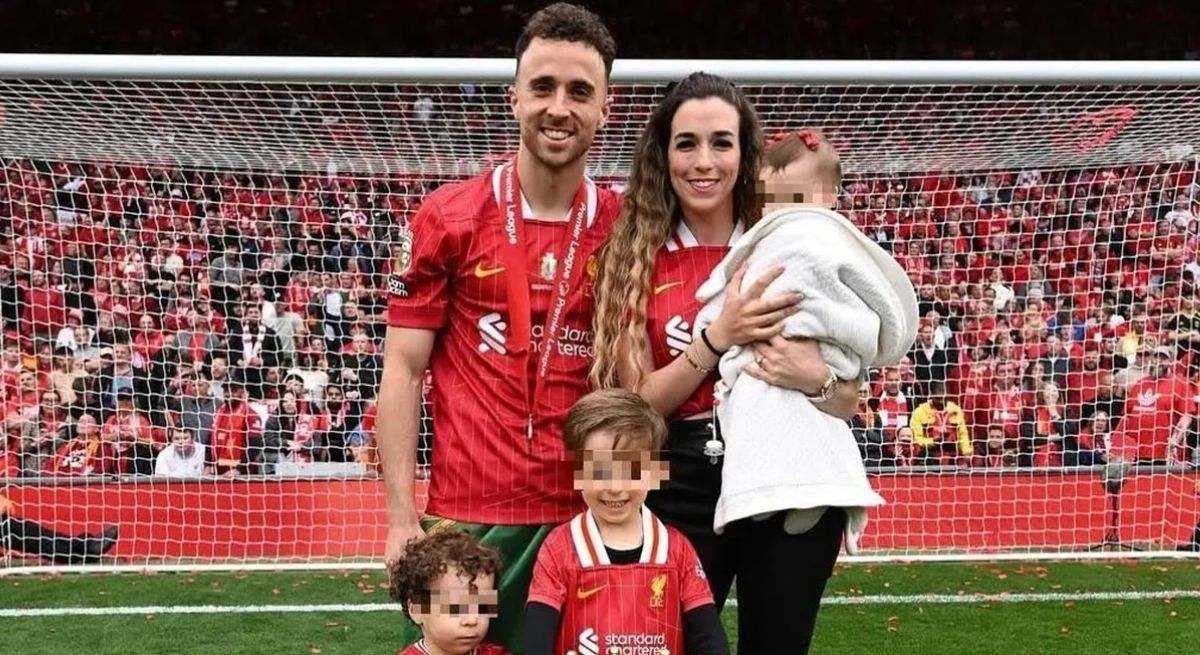 Diogo Jota y su esposa