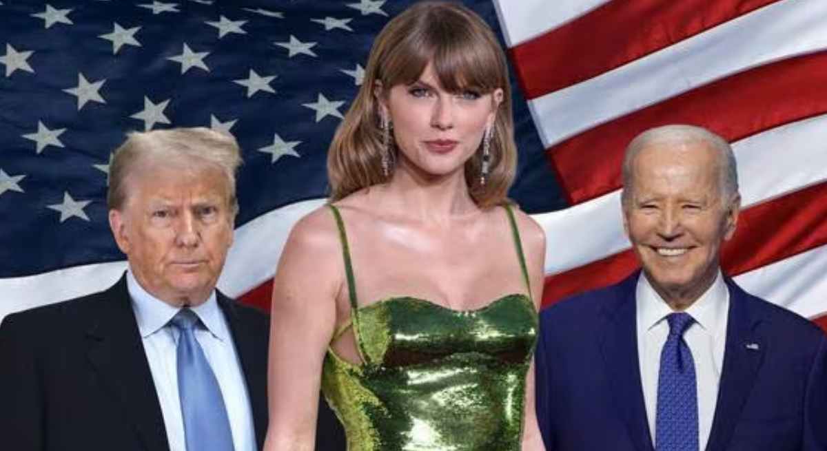 Taylor Swift, entre Donald Trump y Joe Biden
