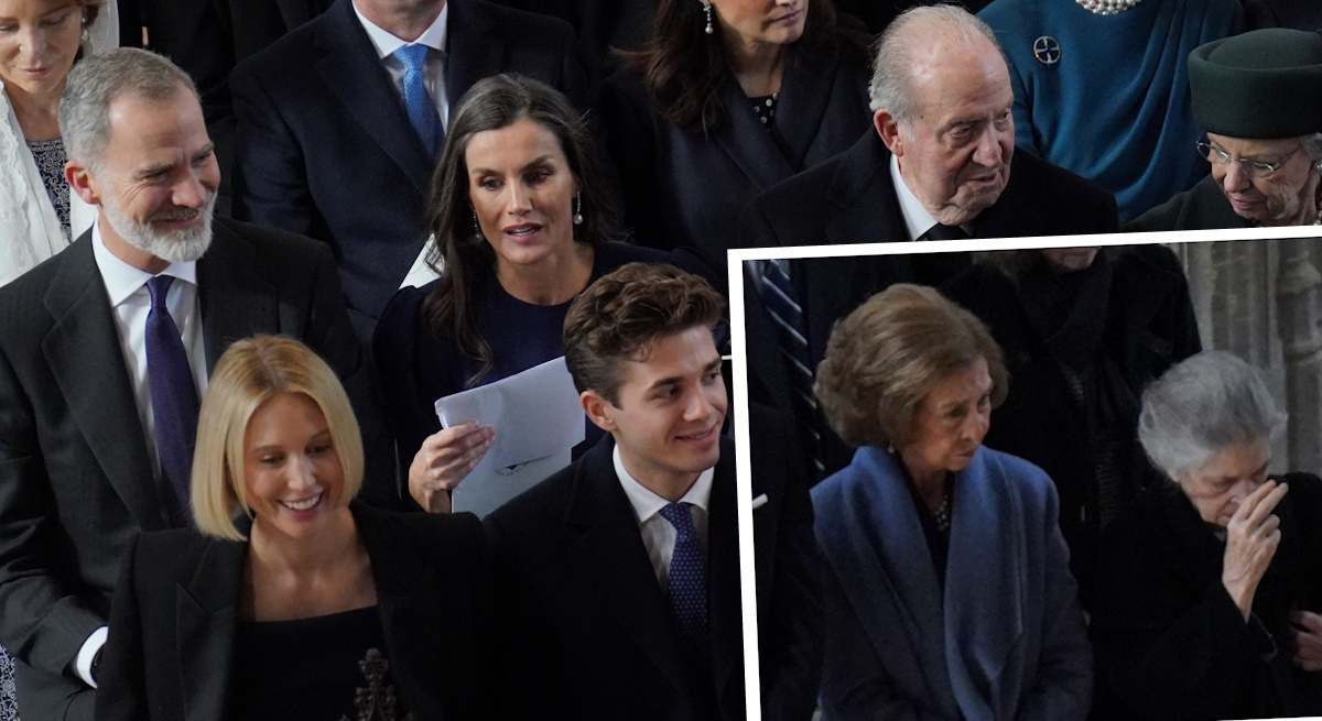 Felipe VI y Letizia funeral Constantino