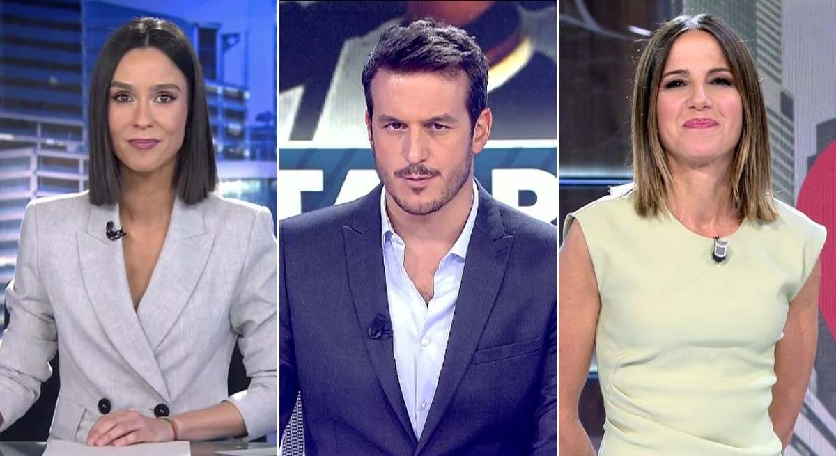 Alba Lago, Diego Losada y Mónica Sanz