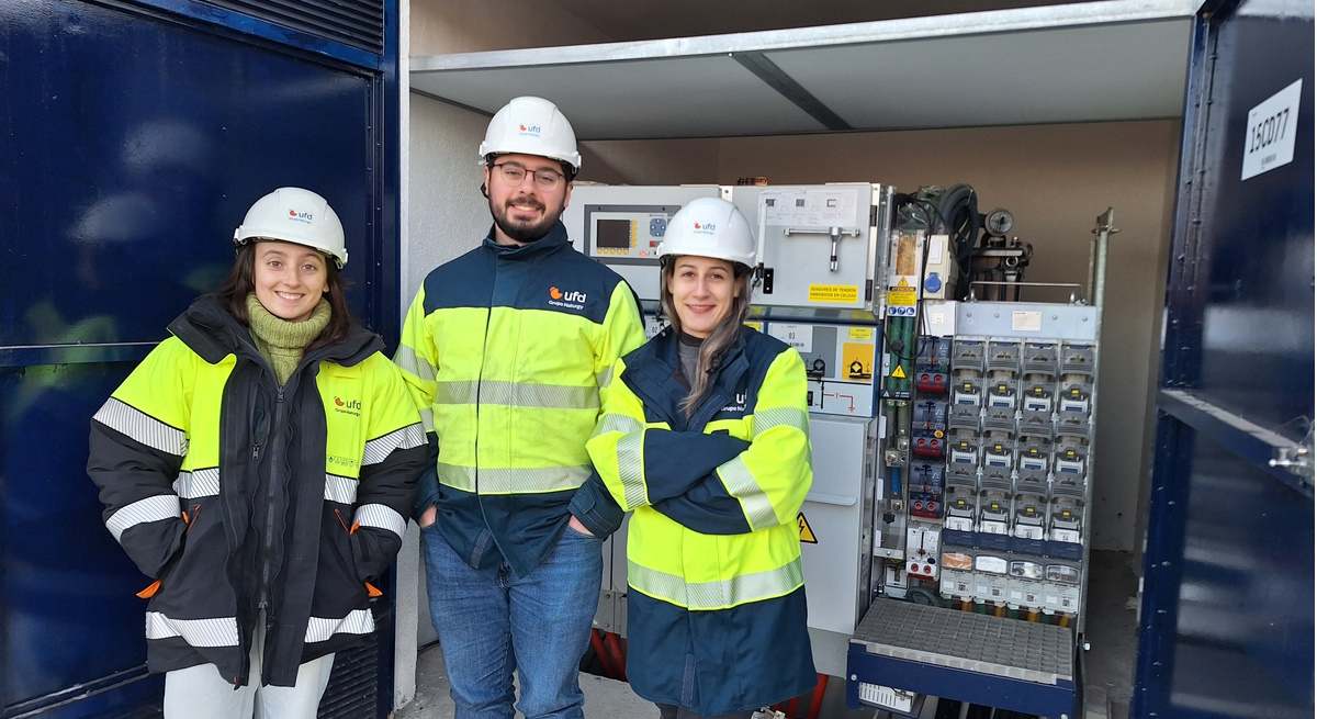 Equipo de Naturgy en Compostela.