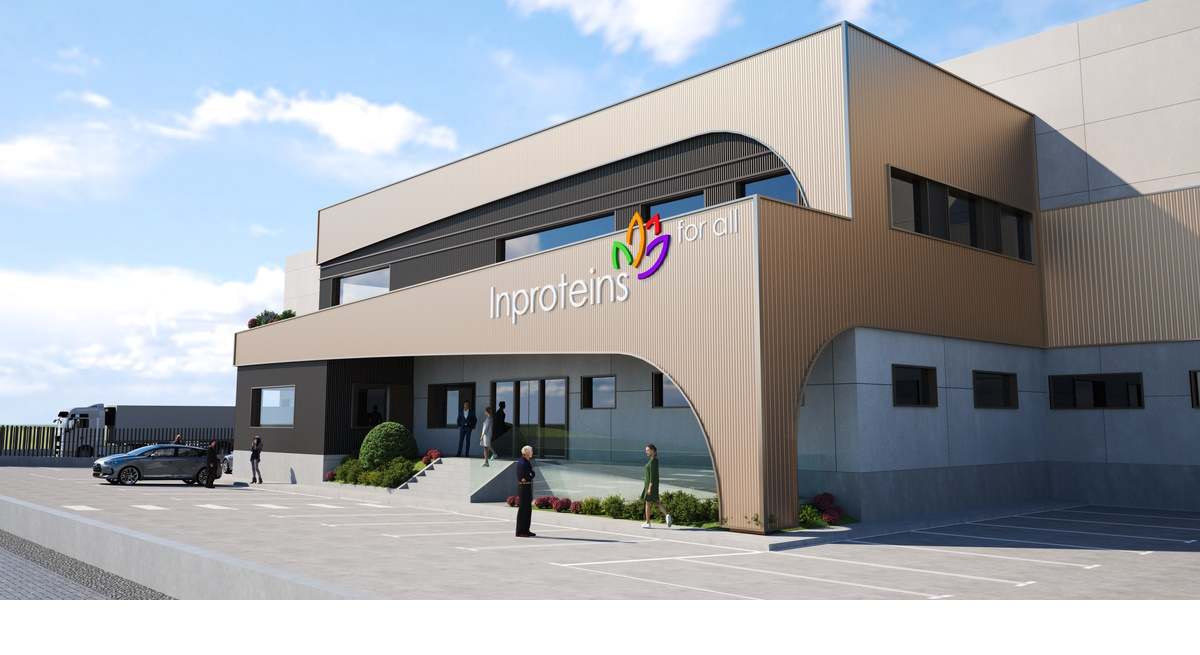 Proyecto de la futura planta de Hijos de Rivera en Teixeiro para la fabricación de proteínas vegetales.