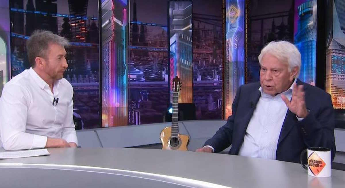 Felipe González regresó al plató de El Hormiguero