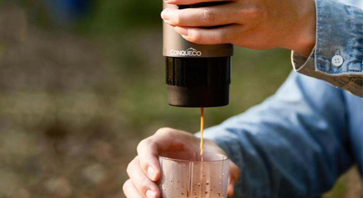 Conqueco cafetera portatil para llevarla siemrpe contigo