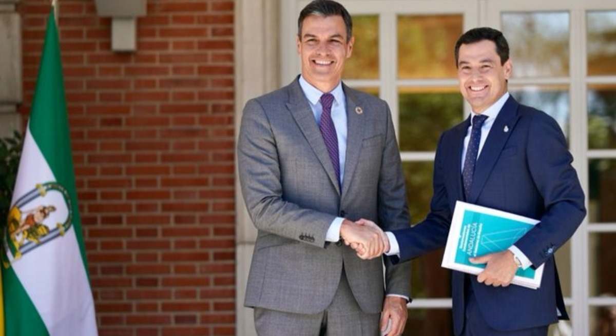 Juanma Moreno y Pedro Sánchez