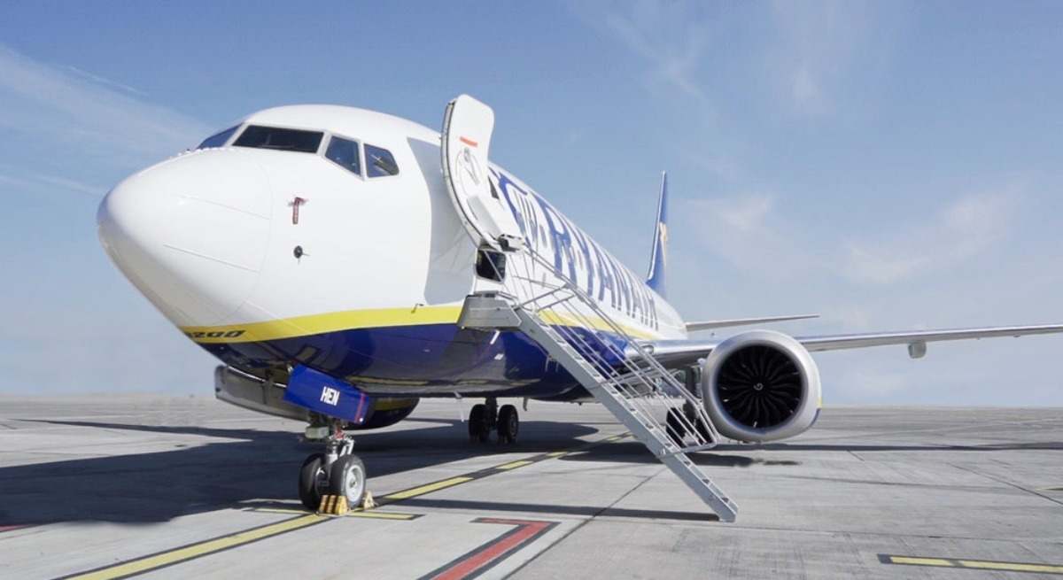 Avión de Ryanair