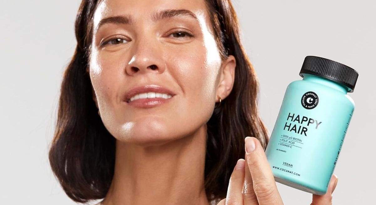 Vitaminas para el crecimiento del cabello COCUNAT Happy Hair