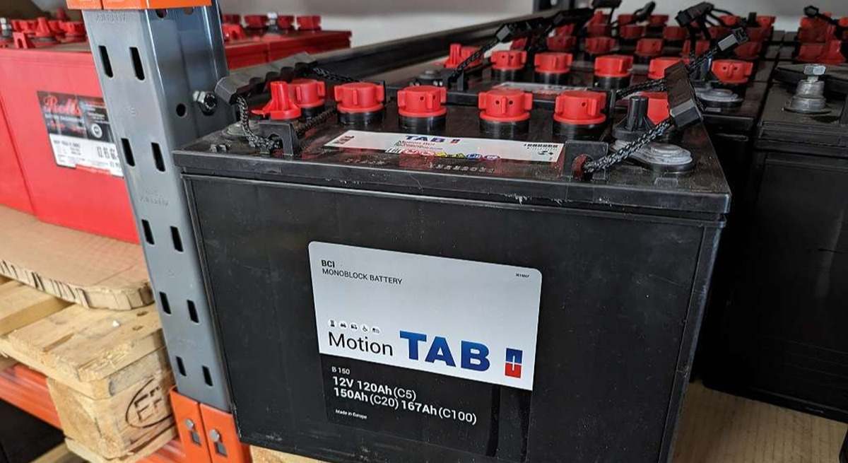 Baterías fabricadas por TAB.